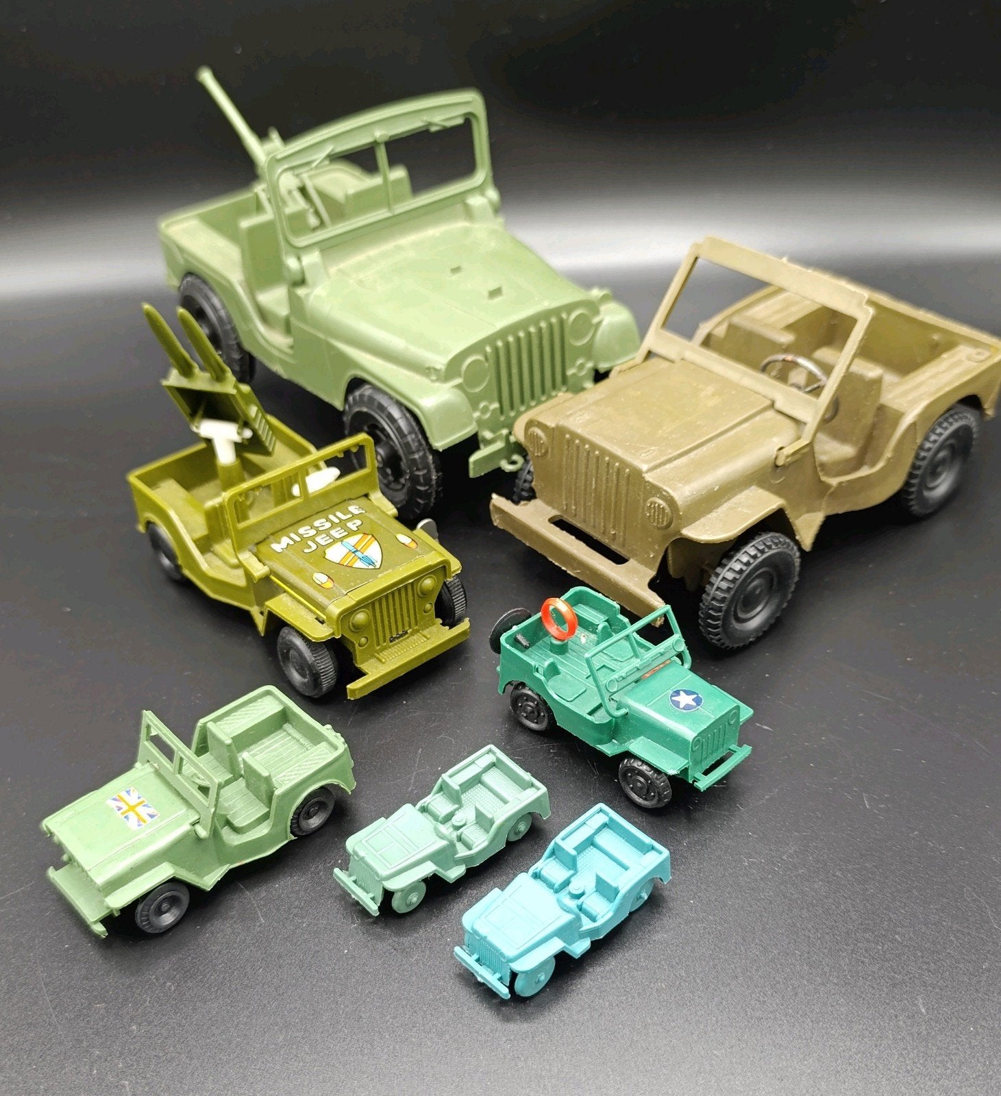 collectie vintage Willy's Jeep modellen, Ophalen of Verzenden, Gebruikt, Auto
