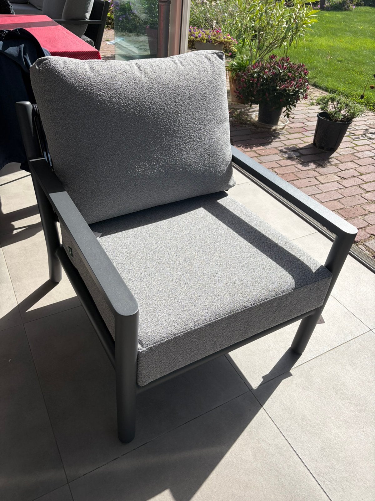 Lounge fauteuil NIEUW, Tuin en Terras, Ophalen, Nieuw, Aluminium