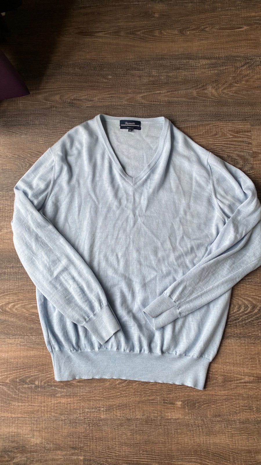 Faconnable trui v hals lichtblauw xxl, Ophalen of Verzenden, Zo goed als nieuw, Overige maten, Blauw