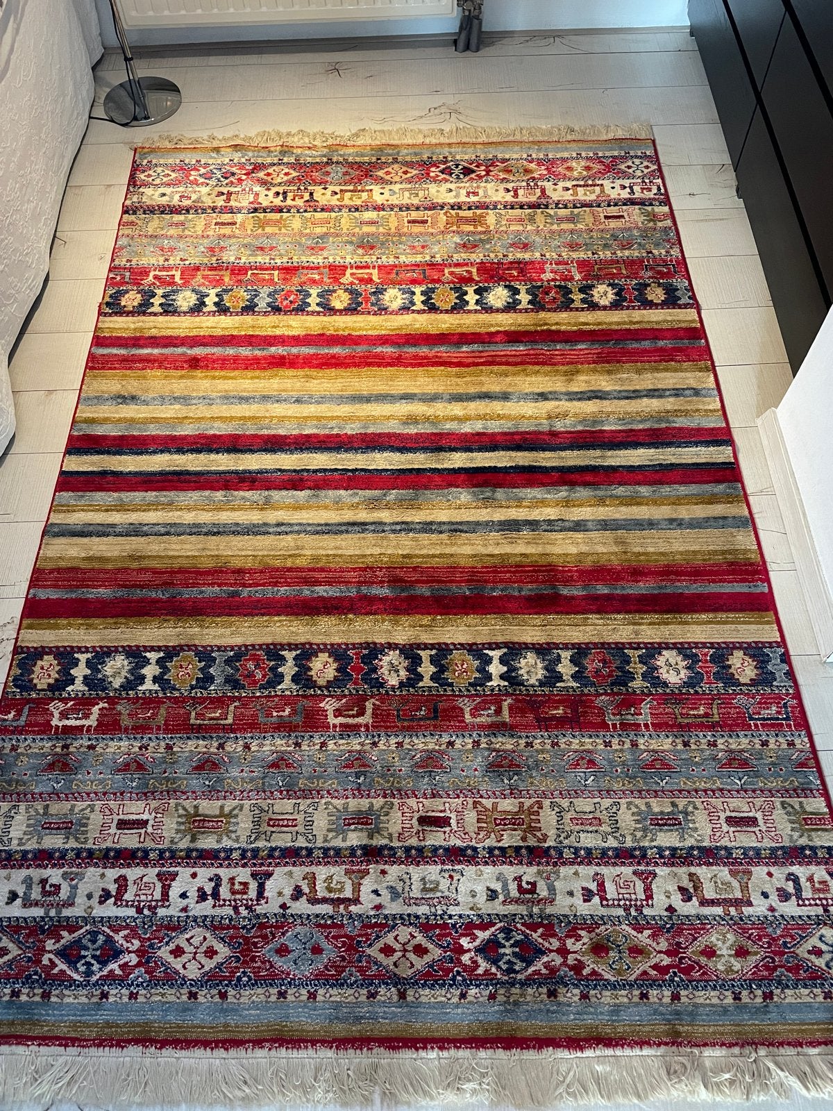 Prachtig Oosters Tapijt - Rijk Patroon & Warme Kleuren, Ophalen, ., 150 tot 200 cm, 200 cm of meer