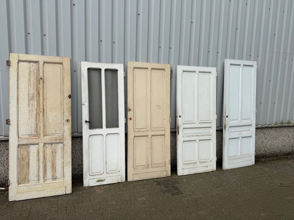 5 prachtige antieke paneeldeuren, Jurgen.hoogenboezem@gmail.com, 80 tot 100 cm, Binnendeur, Ophalen of Verzenden
