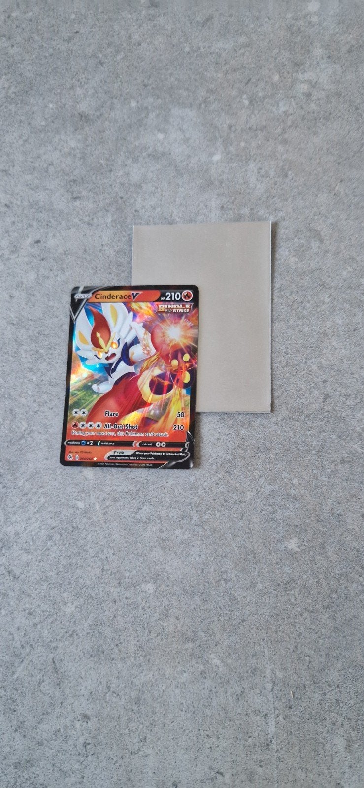 Cinderace V Pokémon Kaart - Zo goed als nieuw, Verzenden, Zo goed als nieuw, Losse kaart