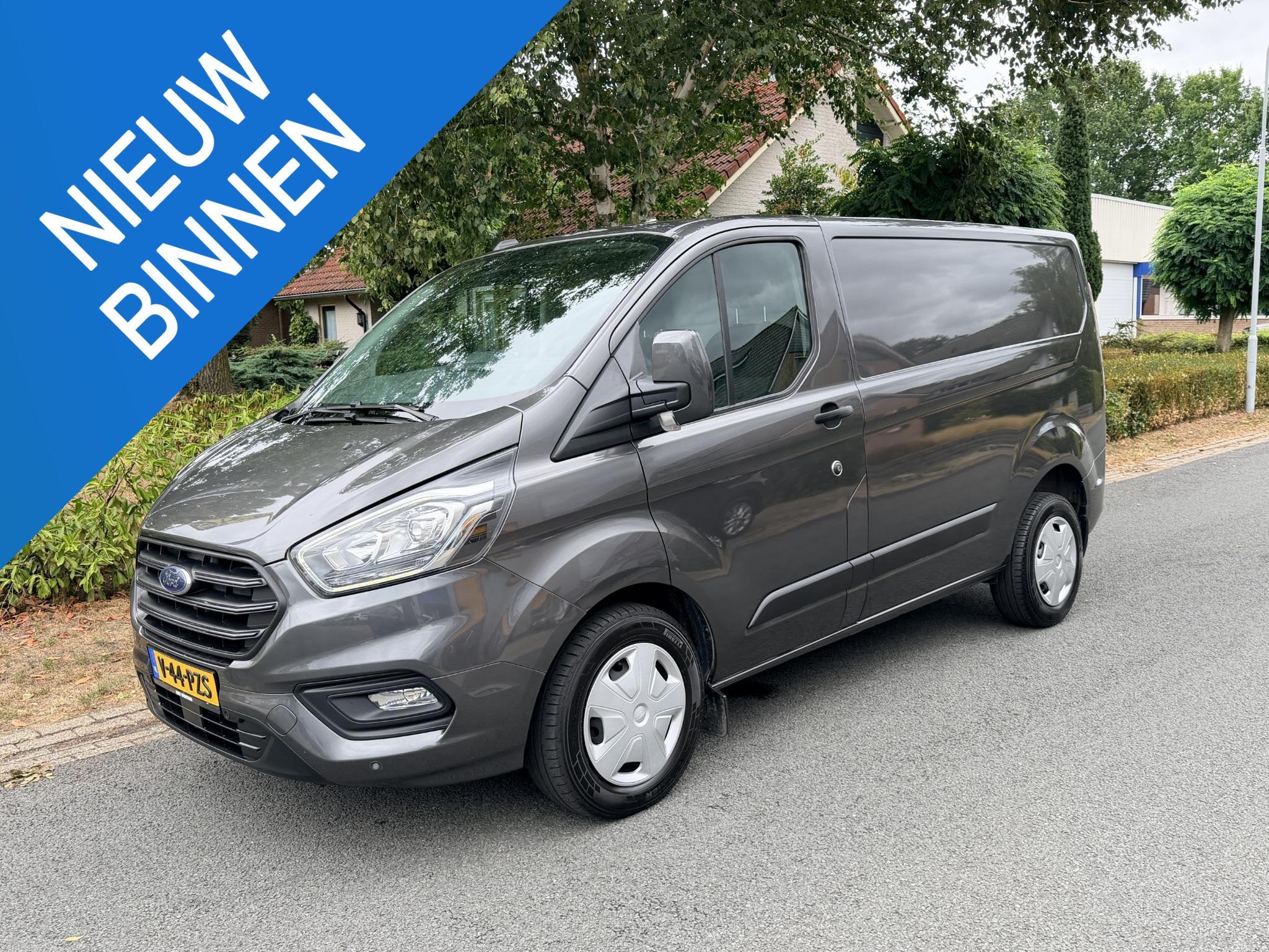 Ford Transit Custom 2.0 TDCI 130PK L1H1 Automaat•Airco•C, Auto's, Stof, Euro 6, 4 cilinders, Bedrijf