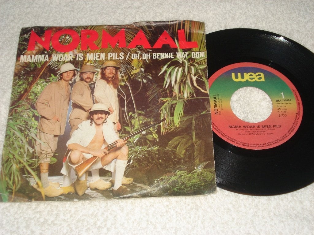 Normaal     Mamma Woar is mien Pils    Orgineel, Cd's en Dvd's, Vinyl Singles, Fotohoes, Ophalen of Verzenden, Zo goed als nieuw