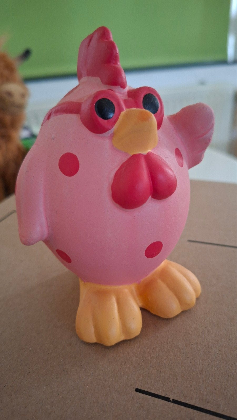 Grappige Arti Casa Kip (12cm), Overige stijlen, Roze, Ophalen of Verzenden, Zo goed als nieuw