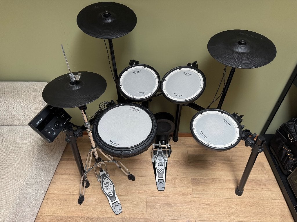 Roland TD-07KVX + HH Stand + Pedals, Ophalen, Gebruikt, Roland, Elektronisch