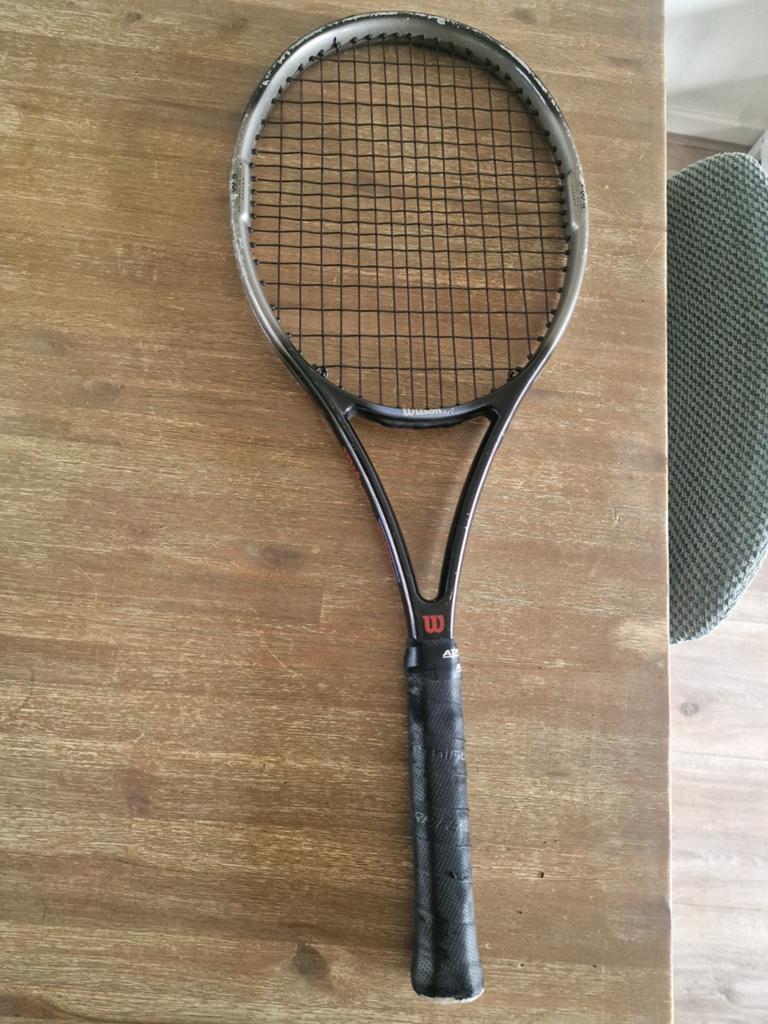 Wilson Graphite Comp Tennisracket - Gebruikt met krassen, Ophalen of Verzenden, Gebruikt, Racket, Wilson
