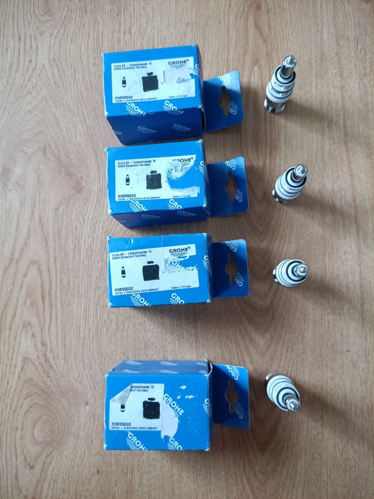 Grohe 65850000 Thermostaat Cartouche (4 stuks), Ophalen of Verzenden, Nieuw, Chroom, Kraan