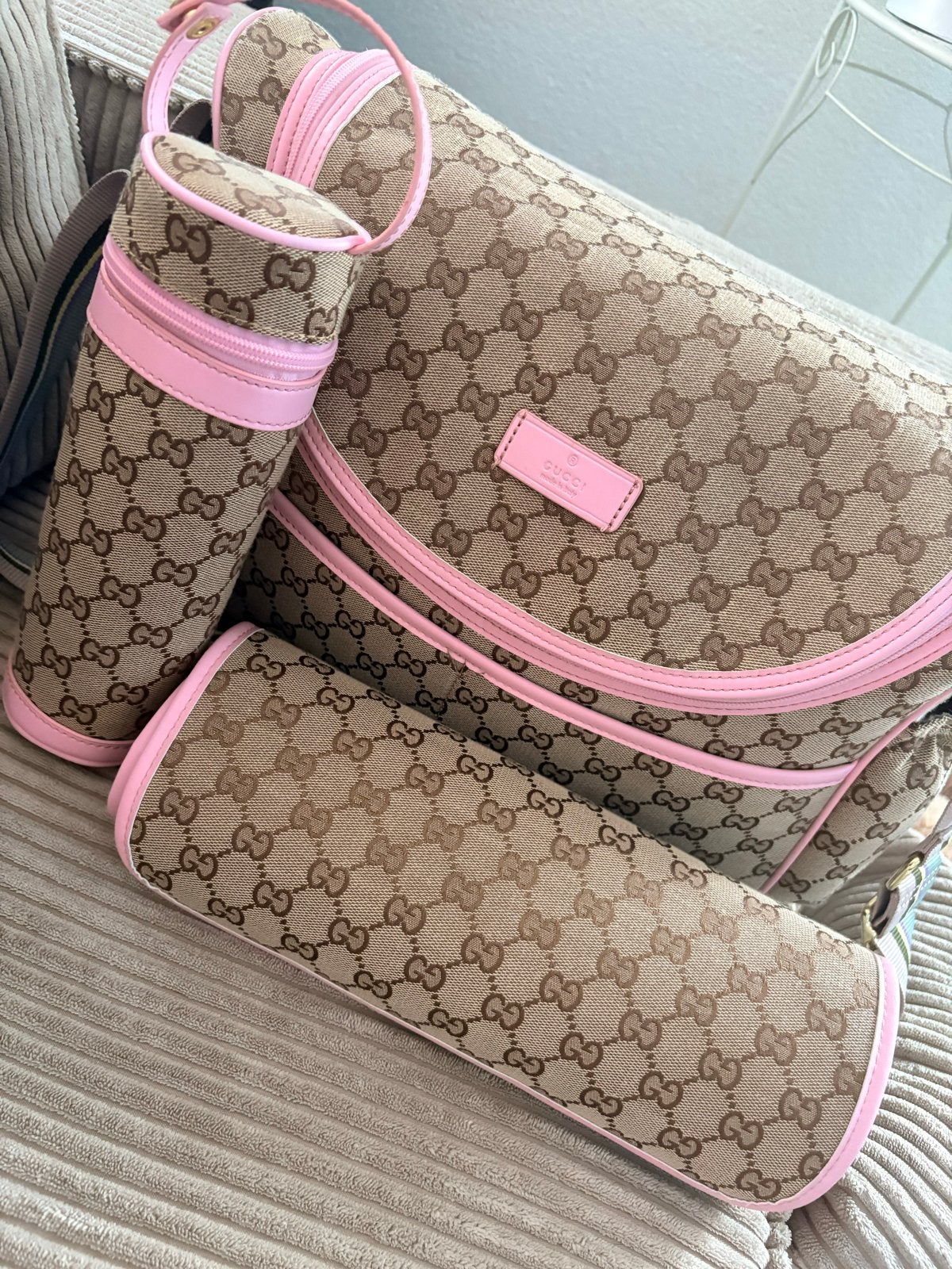 Gucci luiertas, Verzorgingstas, Gucci, Zo goed als nieuw, Meerkleurig