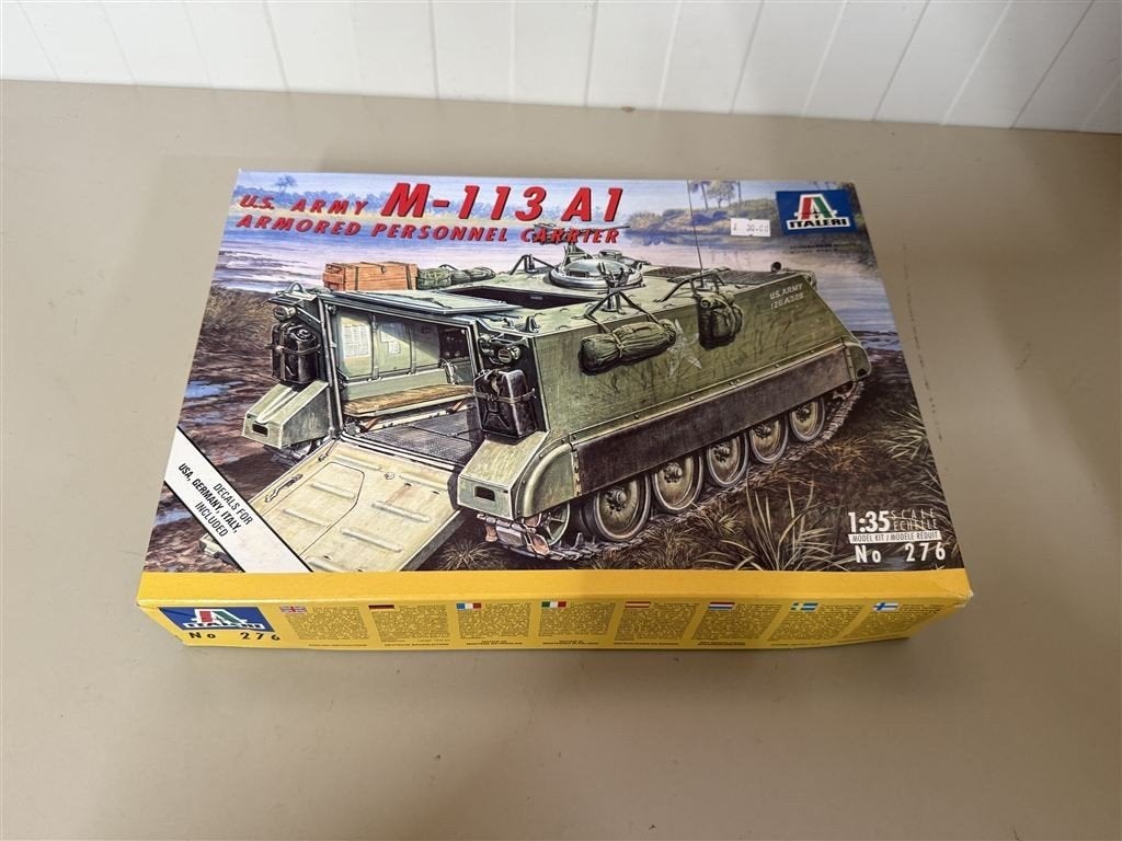 Model bouw Italeri 276 US Army M-113 A1 Personnel Carrier 1/, Hobby en Vrije tijd, Italeri, 1:32 tot 1:50, Nieuw, Ophalen of Verzenden