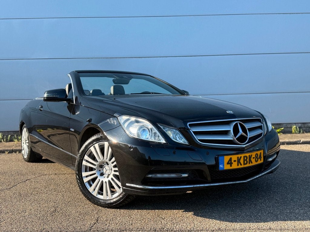 Mercedes-Benz E-klasse Cabrio E220 CDI (bj 2012) FACELIFT|AI, Auto's, Mercedes-Benz, Automaat, Euro 5, Zwart, Cabriolet