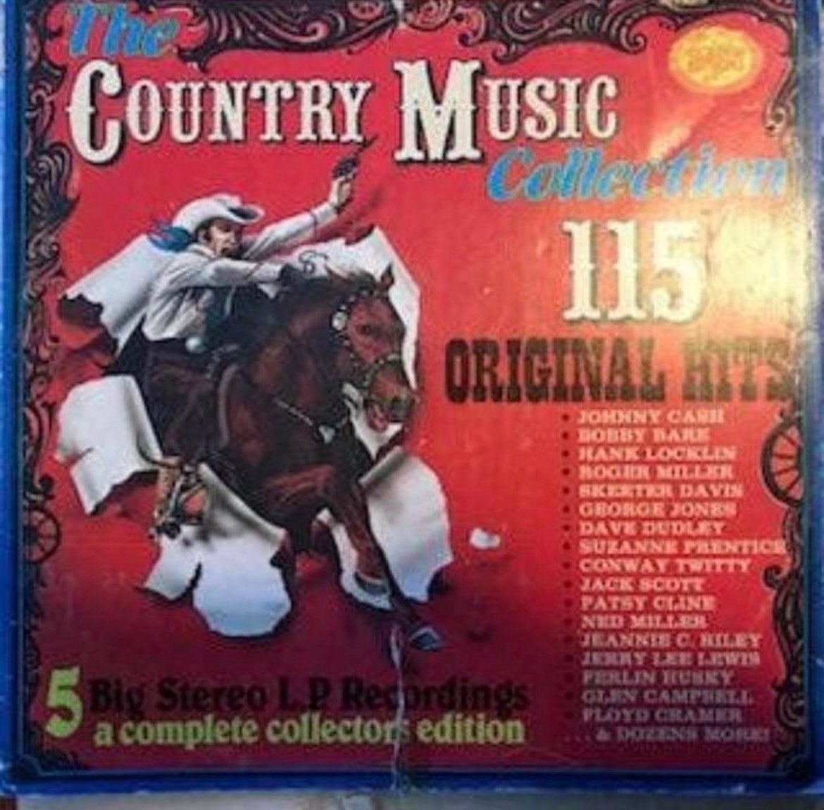Various – Country Music Collection 115 Hits /5 LP’S /VG+ / 3, Ophalen of Verzenden, Zo goed als nieuw, 12 inch