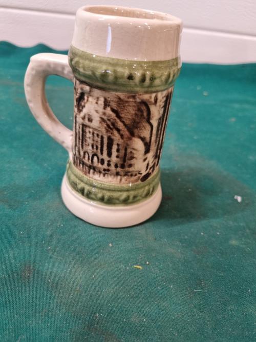 bierpul vintage klein aardewerk, Verzamelen, Glas en Borrelglaasjes, Ophalen of Verzenden, 'T Olde Gre-j, Info@toldegrej.nl, Endepoelstraat 20f Didam