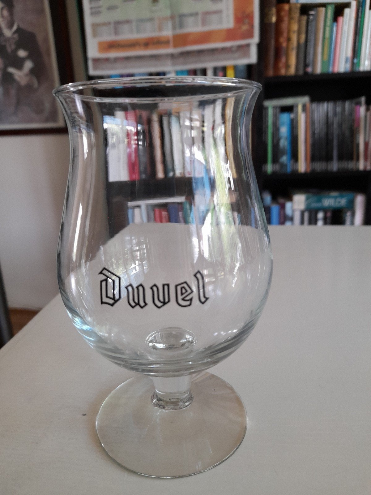 Een DUVEL glas. 16,5 cm. groot., Verzamelen, Ophalen, Nieuw, Bierglas