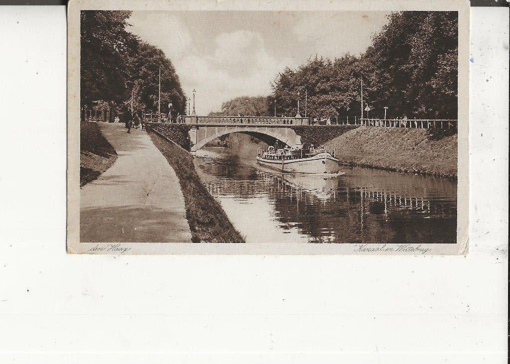 Scheveningen Kanaal en Wittebrug en Drievlietboot, Ophalen of Verzenden, 1920 tot 1940, Ongelopen, Zuid-Holland