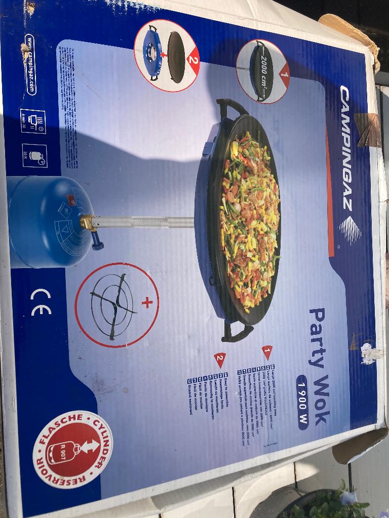 Wokpan voor kampeerders, Ophalen, Gebruikt