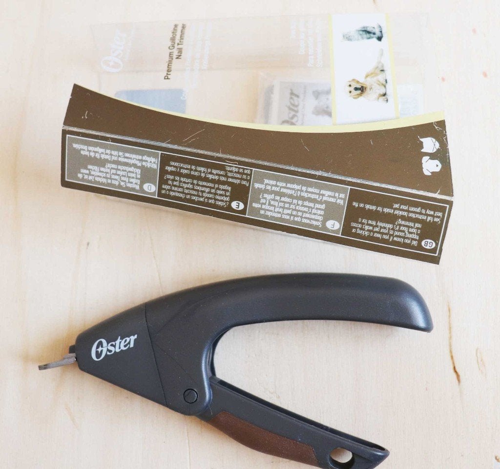 Oster Premium nagelknipper voor hond of kat., Ophalen of Verzenden, Zo goed als nieuw, Nagelknipper