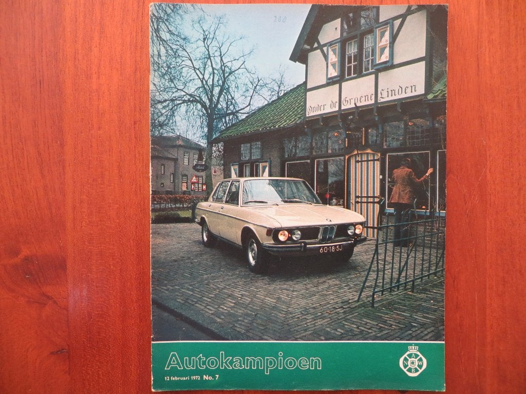 Autokampioen 7 1972 BMW 3.0S / 3.0 Si, Mazda 818, RX-3, Ophalen of Verzenden, Nieuw, BMW