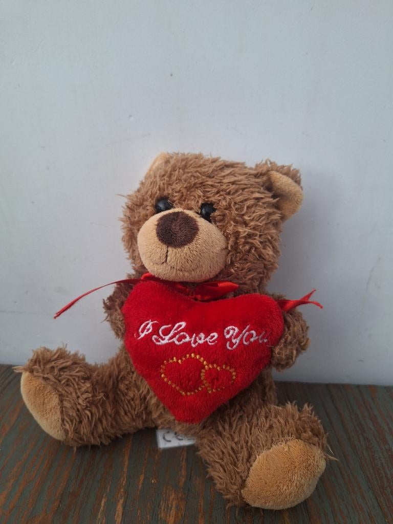 Knuffel beer 21 cm, Gebruikt, Beer, Ophalen of Verzenden, Wasbaar