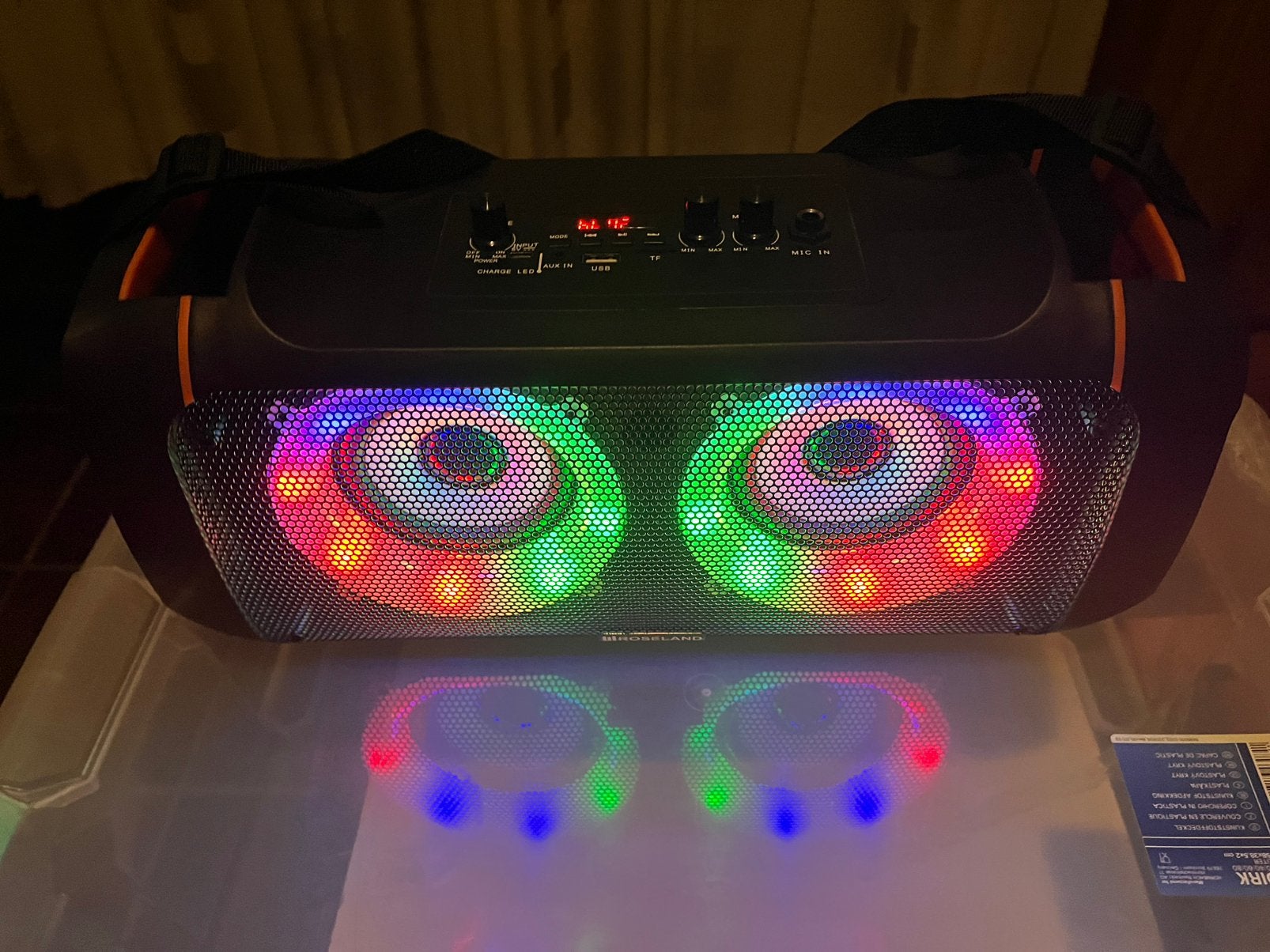 Roseland RS-500 Draagbare Party Speaker 20W, Overige merken, Party speaker, Ophalen of Verzenden, Zo goed als nieuw