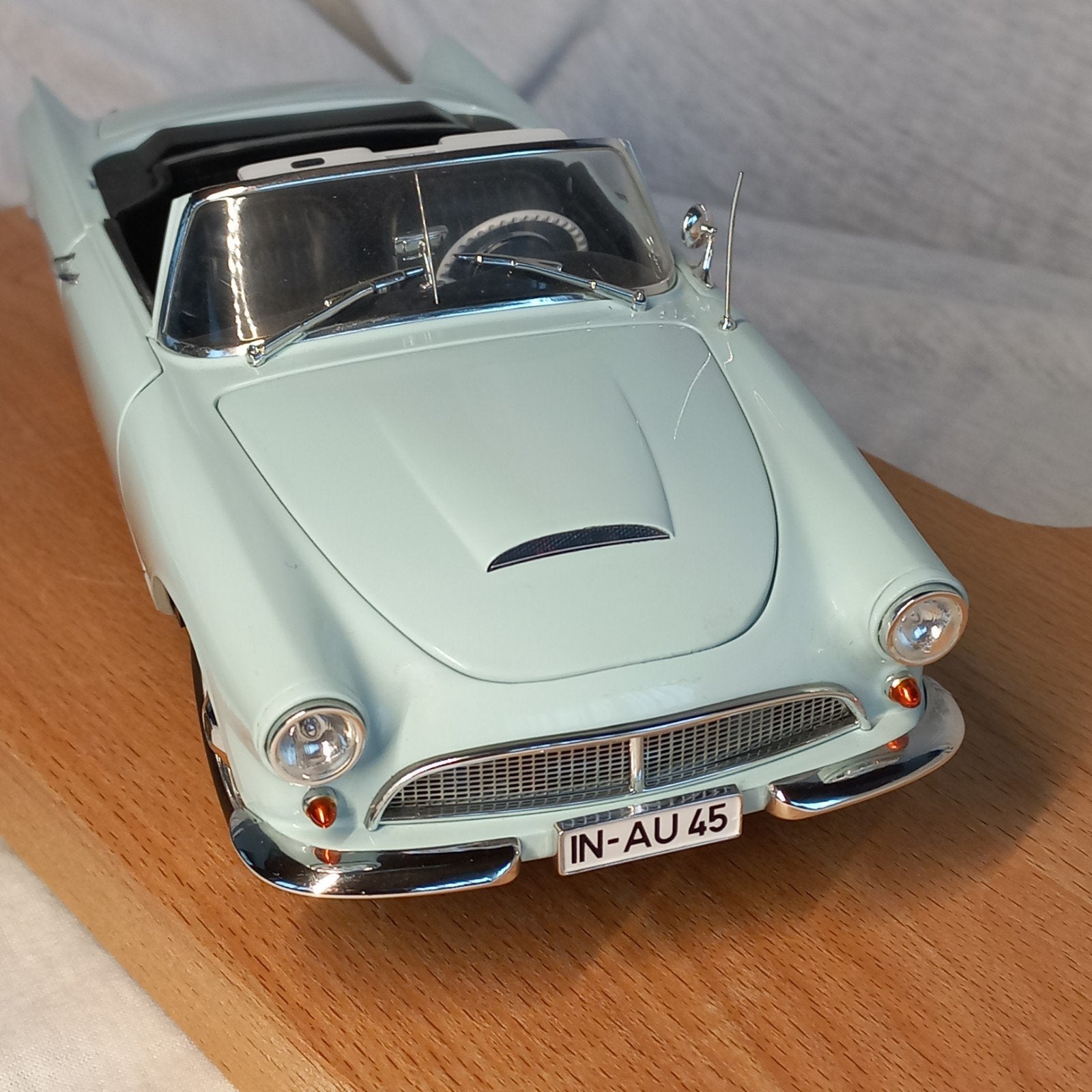 Auto Union 1000 SP Roadster, 1:18, Ricko,   DKW - Audi  nwst, Ophalen of Verzenden, Zo goed als nieuw, Auto, Overige merken