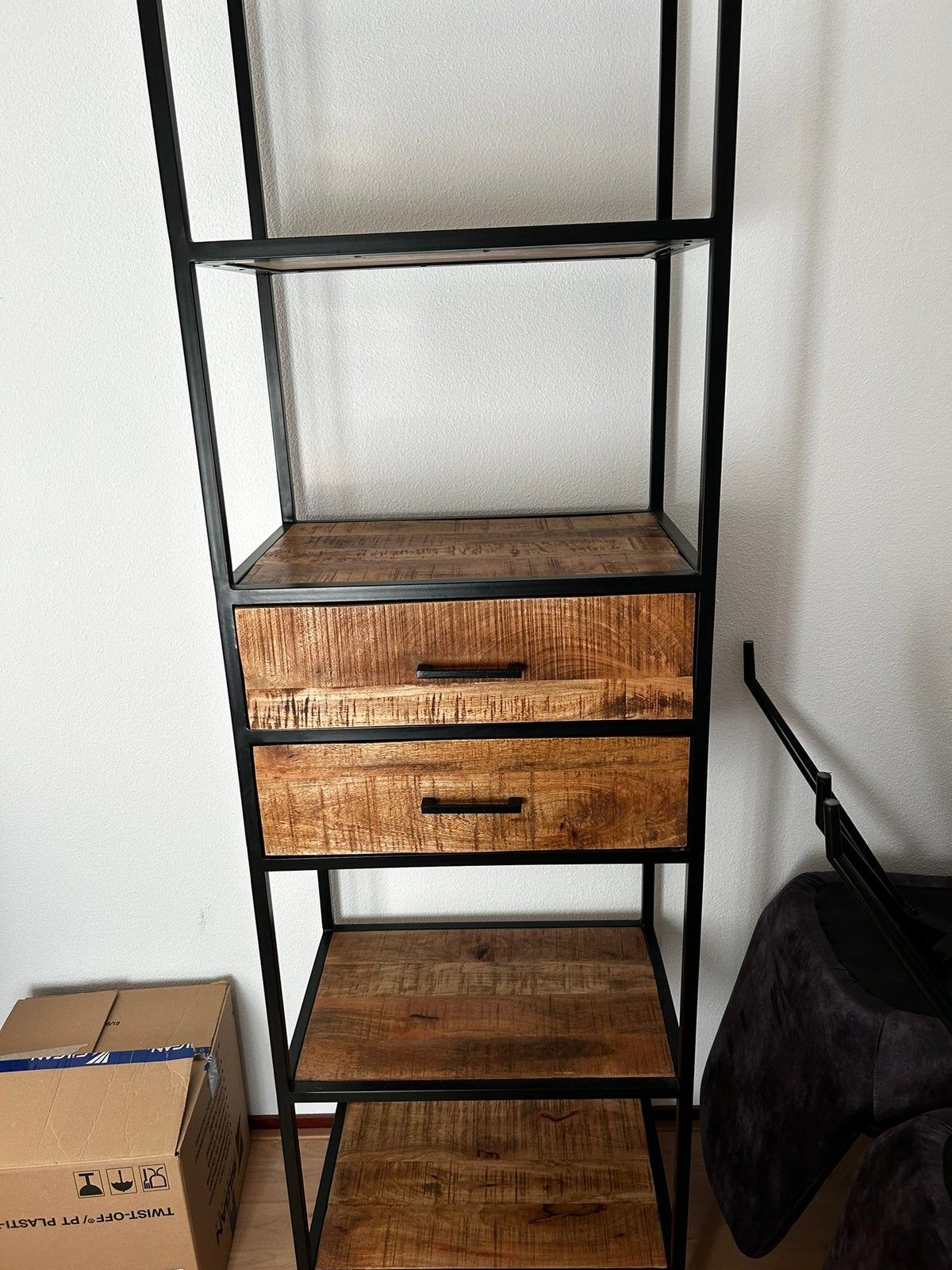 Mooie mangohouten kast, Ophalen, Zo goed als nieuw