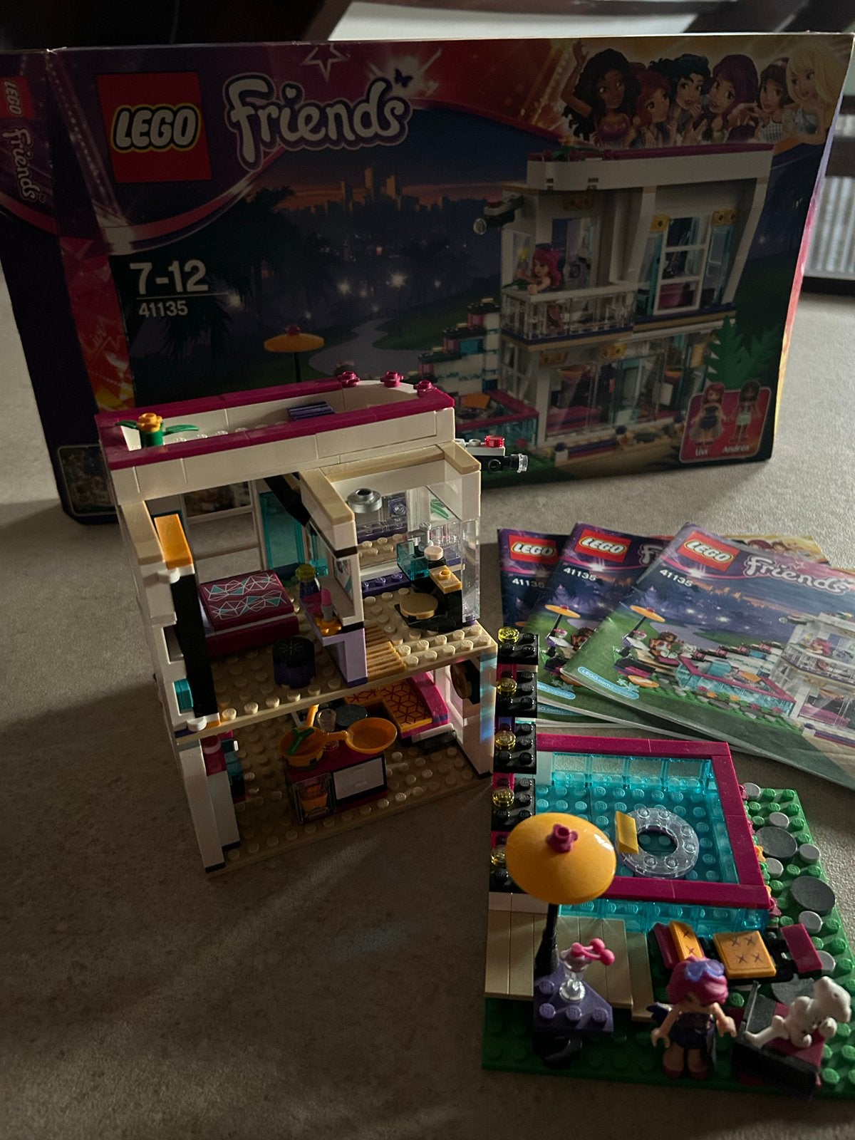LEGO Friends 41135 Stephanie's Huis - Compleet met doos, Ophalen, Lego, Friends, Zo goed als nieuw