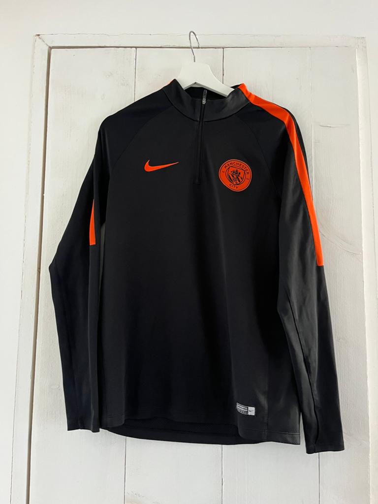 Manchester City zip top van Nike, maat M, Maat 48/50 (M), Zwart, Ophalen of Verzenden, Zo goed als nieuw
