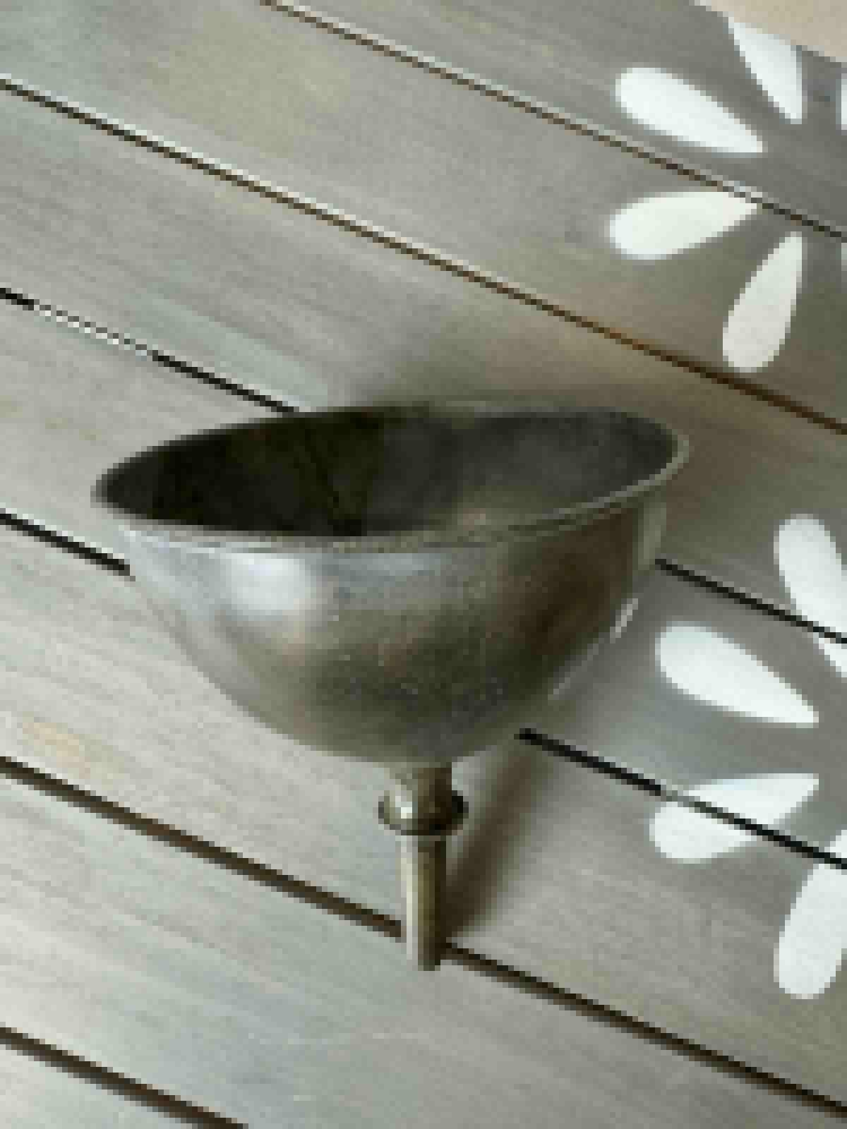 Antieke tinnen vijzel uit circa 1920, Antiek en Kunst, Antiek | Tin, Ophalen of Verzenden