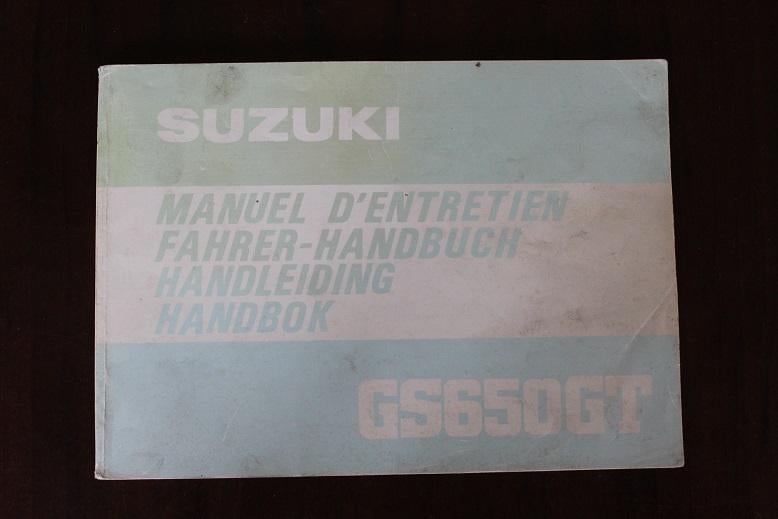 Suzuki GS650 GT 1981 motorfiets handleiding GS650GT, Ophalen of Verzenden, Suzuki