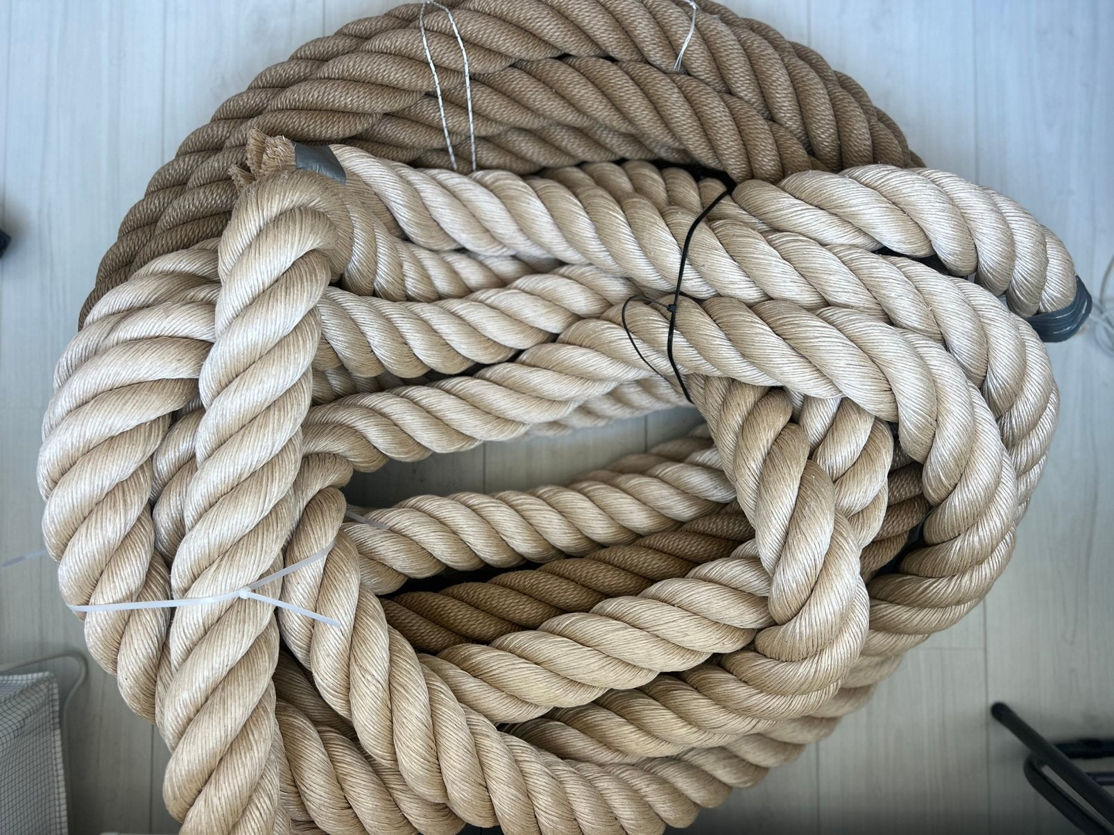 Witte kabelaring 12,5M te koop nieuw!!!, Watersport en Boten, Ophalen of Verzenden, Zo goed als nieuw