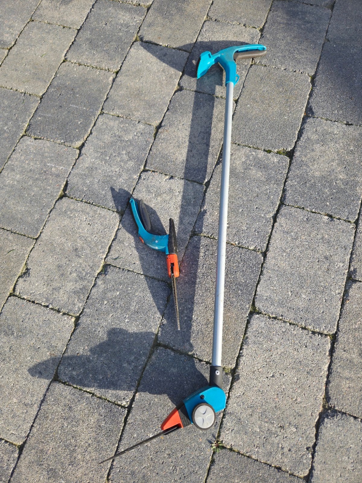 Gardena grasschaar met en zonder steel, Ophalen, Gebruikt, Overige soorten, Gardena
