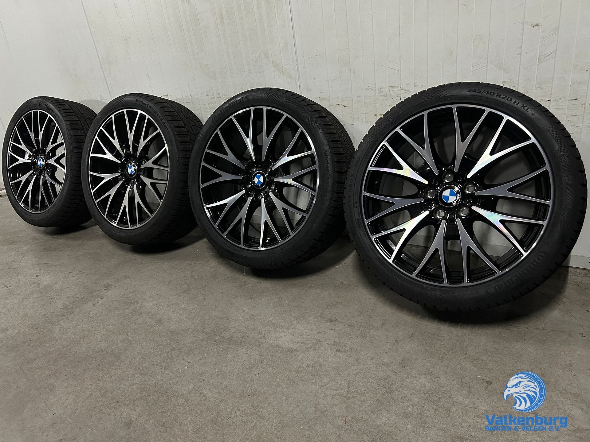 Nieuwe originele BMW X3 F25 E83 20 inch Style 404 zwarte vel, 245 mm, -, -, Banden en Velgen
