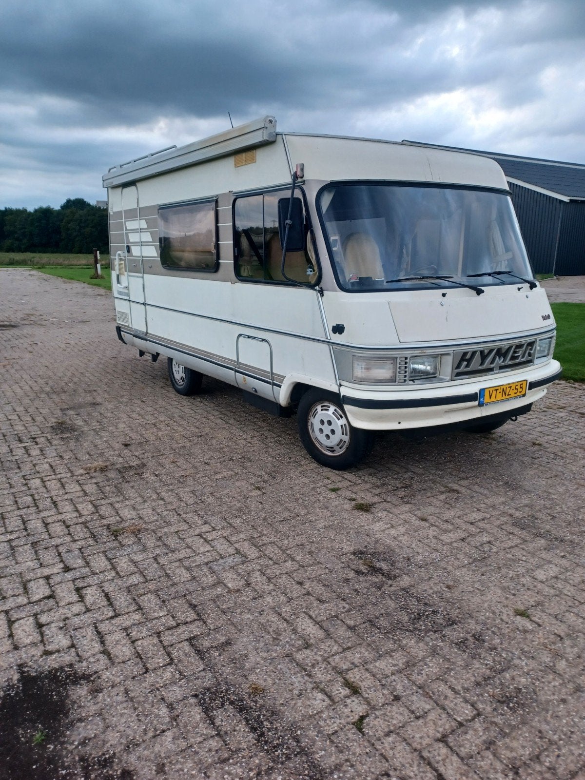 Hymer Peugeot Camper 2500 Td   bj 1989  6750 euro, Caravans en Kamperen, Particulier, Half-integraal, Hymer