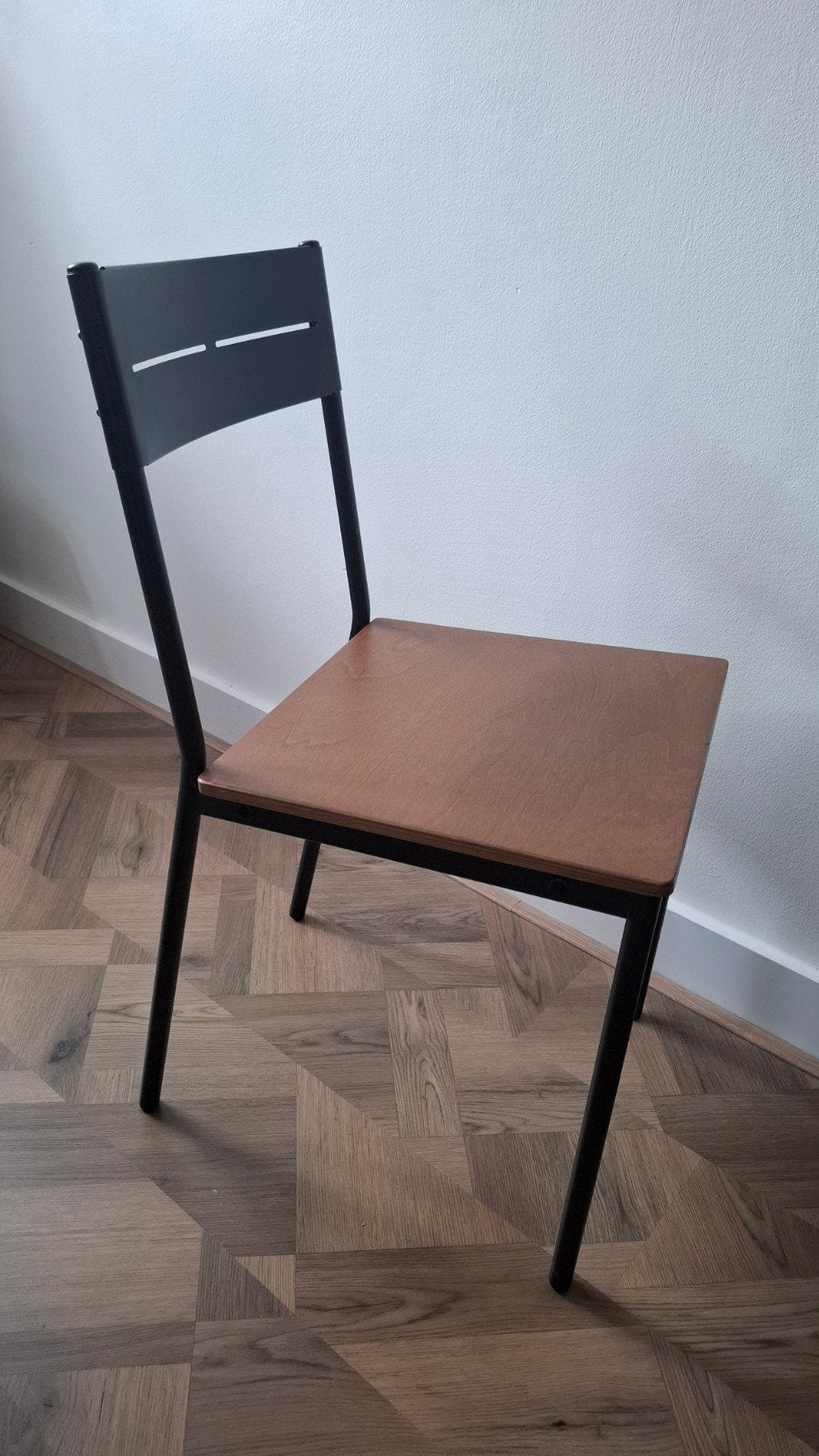 GRATIS set van 4 IKEA SANDSBERG stoelen, Ophalen, Bruin, Zo goed als nieuw, Vier