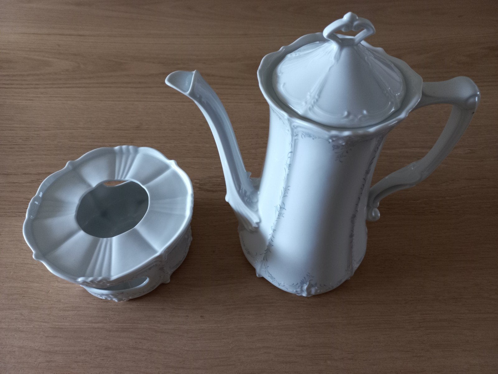 Tirschenreuth Baronesse Nicole koffiepot+rechaud, NIEUWSTAAT, Ophalen of Verzenden