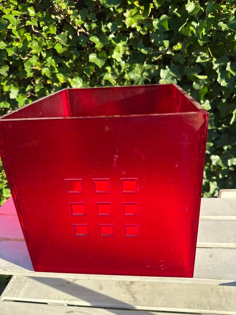 Rode opberger voor IKEA Kallax/Expedit kast, Ophalen, Gebruikt
