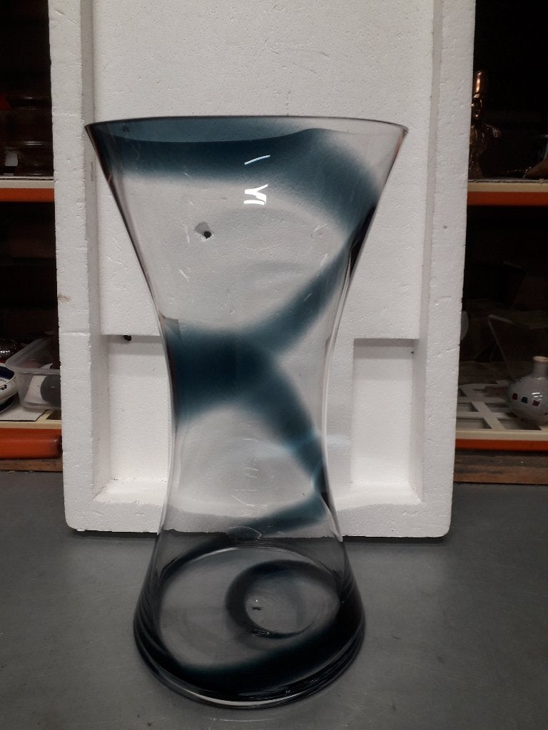 PRACHTIGE VINTAGE VAAS in PERFECTE STAAT hoog 31 cm, Ophalen of Verzenden