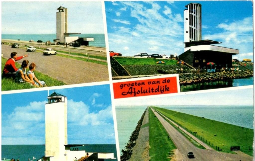 Afsluitdijk Holland - Friesland, Verzenden, 1960 tot 1980, Ongelopen, Friesland