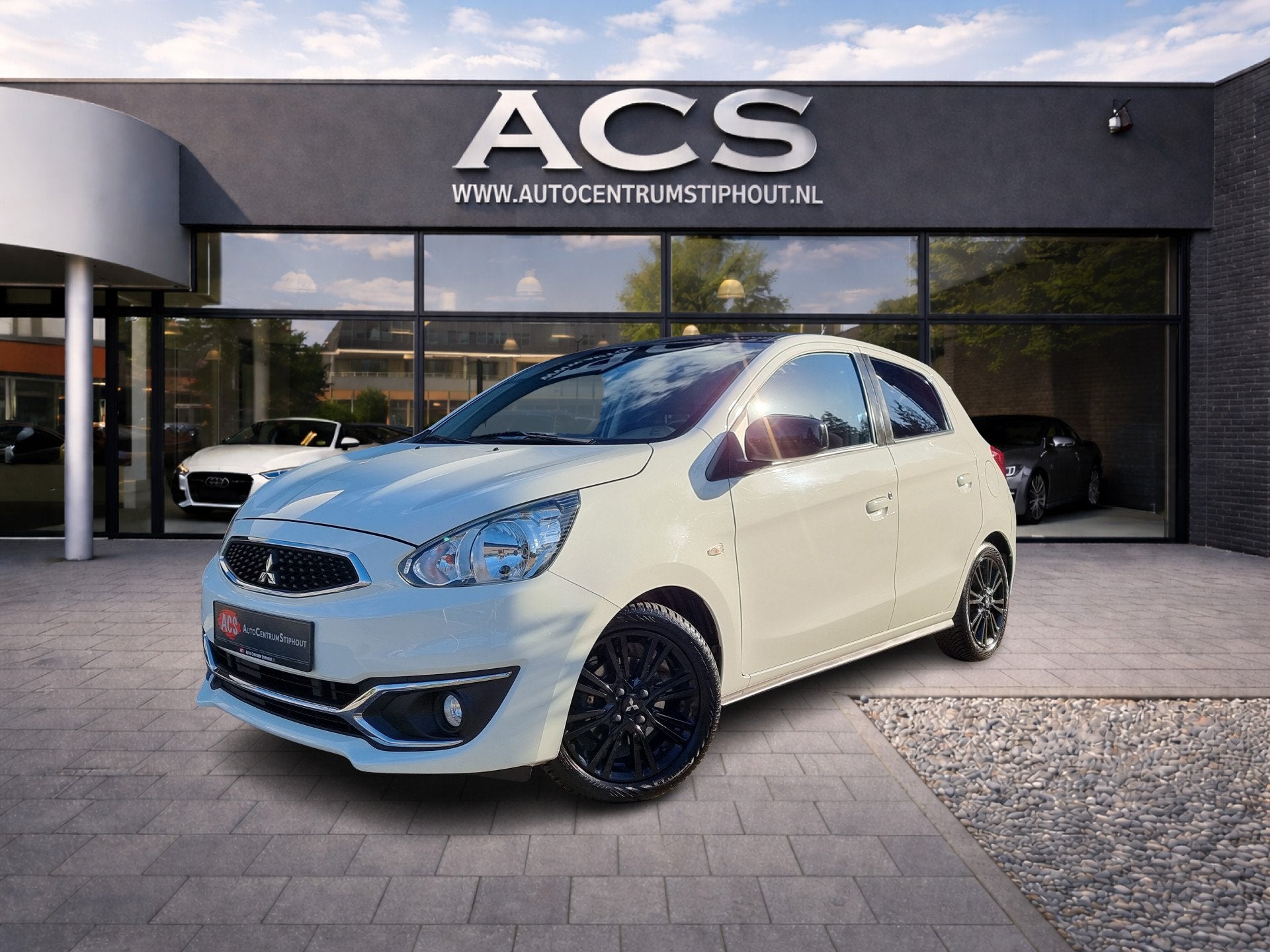 Mitsubishi Space Star 1.2 Instyle Evo Black Edition | Androi, Auto's, Voorwielaandrijving, Stof, Gebruikt, 850 kg