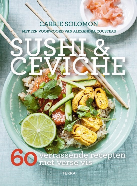 Sushi & ceviche - 60 verrassende recepten met verse vis, Boeken, Nieuw, Overige gebieden, Carrie Solomon, Ophalen of Verzenden
