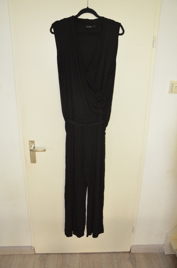 leuke nieuwe zwarte stretch jumpsuit maat 50 Promiss, Kleding | Dames, Jumpsuits, Promiss, Zwart, Maat 46/48 (XL) of groter, Nieuw