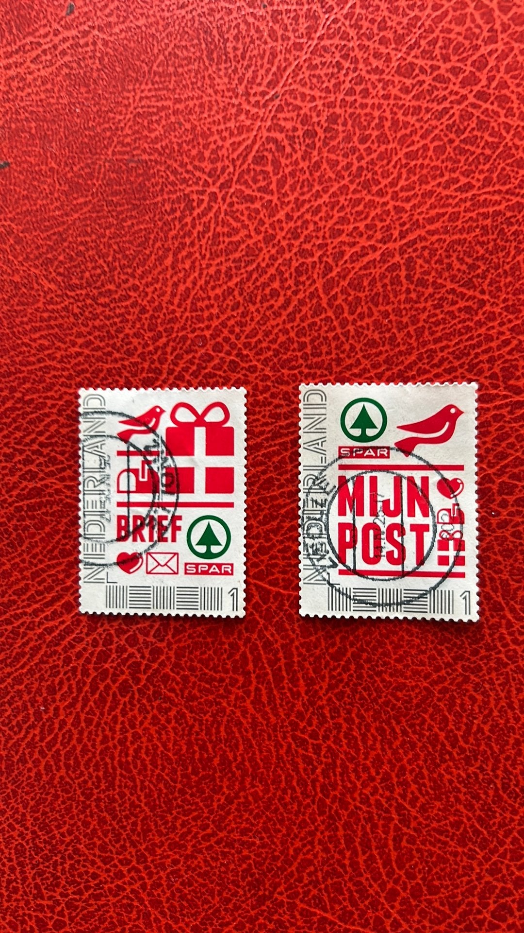 Nederland 2 x Spar postzegels, Verzenden, Gestempeld