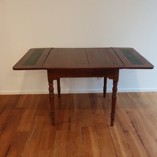 Eettafel met la 1930 origineel tafel uitschuif 83 tot 142 cm, Antiek en Kunst, Antiek | Meubels | Tafels, Ophalen