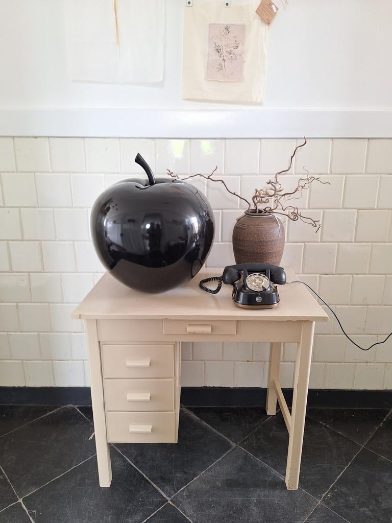 Vintage beuken bureau, lessenaar, bureautje, desk, werkplek, Ophalen, Gebruikt, Hout, Vintage