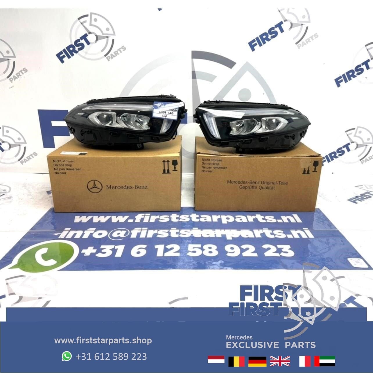 W177 A Klasse HIGH PERFORMANCE koplamp SET LINKS RECHTS 2018, Gebruikt, -, Ophalen of Verzenden, -