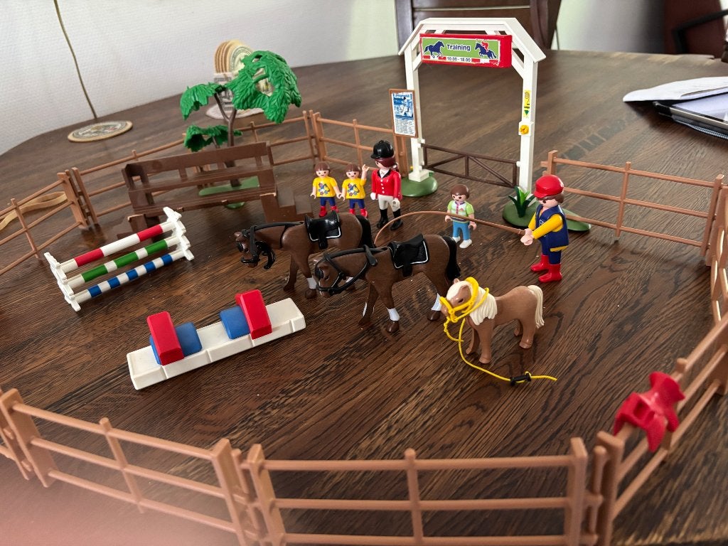 Playmobil paardendressuur 4185, Ophalen of Verzenden, Gebruikt, Country, Losse onderdelen