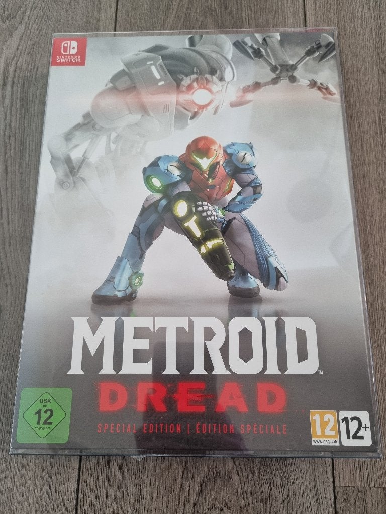 Metroid Dread - Limited Edition - Zonder Spel, Spelcomputers en Games, Games | Nintendo Switch, Avontuur en Actie, Gebruikt, 1 speler