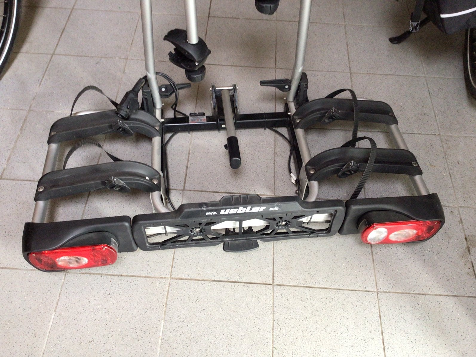 Uebler fiets drager, Auto diversen, Ophalen, Zo goed als nieuw, Trekhaakdrager