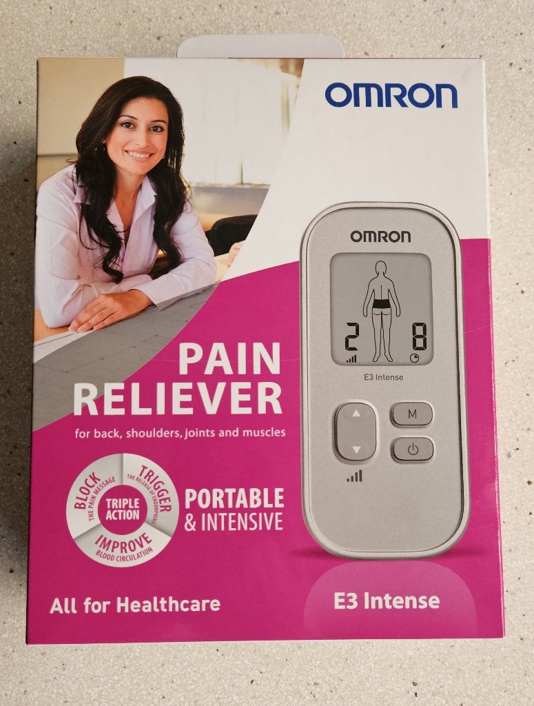 TENS apparaat Omron E3 Intense Pain Reliever, Ophalen of Verzenden, Zo goed als nieuw
